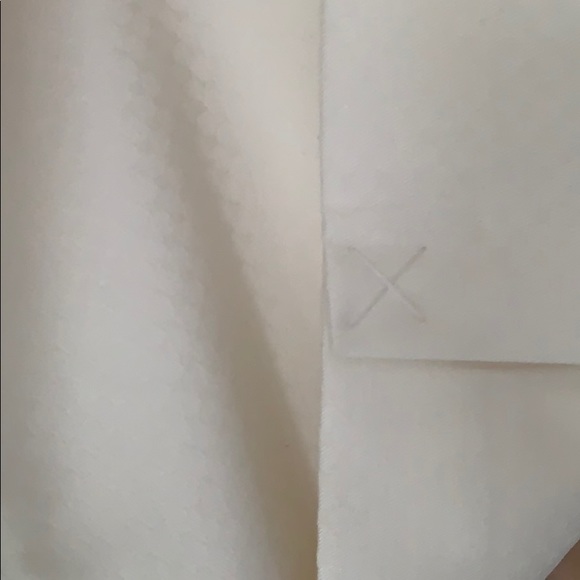 Banana republic white patterned lined pencil skirt - Picture 2 of 6